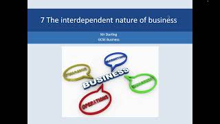 7 The interdependent nature of business [upl. by Rianon]