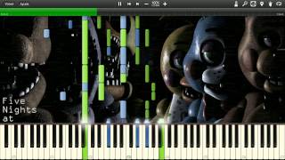 Synthesia  My Grandfathers Clock w Music Box Song  Five Nights at Freddys 2  2 MIDIs [upl. by Dessma]