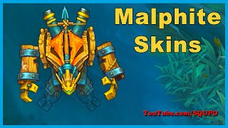 ALL MALPHITE SKINS 2022  Including Old God Malphite [upl. by Goldman]