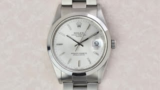 Rolex Oyster Perpetual Date ref 15200 P serial [upl. by Albemarle]