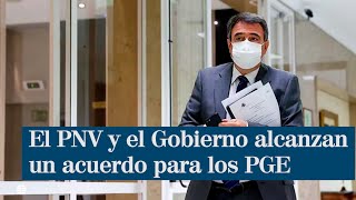 El PNV alcanza un acuerdo con el Gobierno para los PGE [upl. by Sinnaiy]