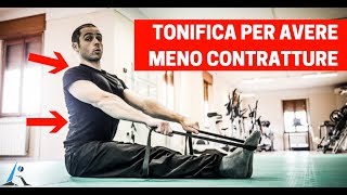 ALLENAMENTO di TONIFICAZIONE per MUSCOLI della SCHIENA sempre CONTRATTI [upl. by Odlavso]