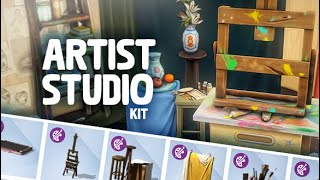 Give YOUR SIMS The Ultimate ART STUDIO 🎨🖌️  The Sims 4 Artist Studio Kit [upl. by Yelehsa]