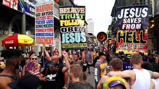 New Orleans Southern Decadence anti gay Christian idiots [upl. by Eeramit]