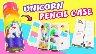 Unicorn Pencil Case  Back to school  aPasos Crafts DIY [upl. by Yelsnit]