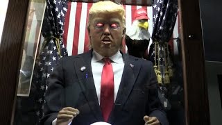 Trump Zoltar Fortune Teller  Michael Moore in TrumpLand Sneak 101816 [upl. by Anavahs]