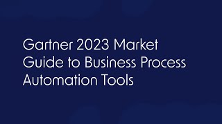 Pipefy  2023 Gartner Market Guide to Business Process Automation Tools [upl. by Romy]