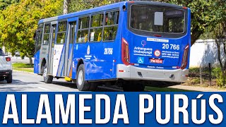 Alameda Purús BarueriSP  Movimentação de Ônibus 837 [upl. by Leval]