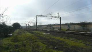 Plasser amp Theurer TamperLiner DR73922 quotJohn Snowdonquot Heads North Over the River Nene [upl. by Hermosa]