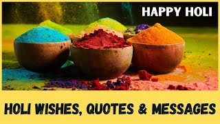 Happy Holi wishes quotes and messages  Happy Holi 2024  Holi festival happyholi2024 [upl. by Hayidan]