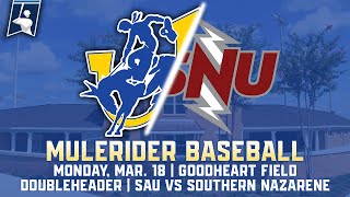 Baseball Southern Arkansas vs Southern Nazarene 31824 [upl. by Inobe]