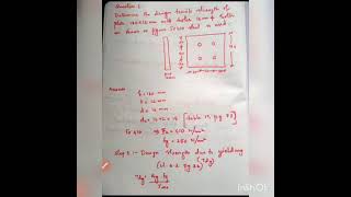 KTU S7 CE 401 DSS Module 2 design of tension member [upl. by Etteniotnna]