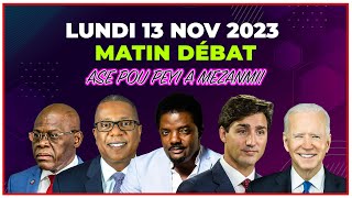 EMISSION MATIN DEBAT  13 NOVEMBRE 2023  Radio Télé Éclair [upl. by Vanny46]