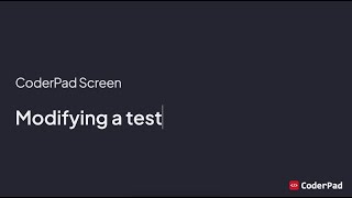 Getting Started with Screen Part 2 Modifying a test [upl. by Bartel]