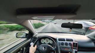 Honda Civic VII 2003 16 VTEC Sport D16V1 110 HP ★ POV Test Drive 2 Casual Car Driver [upl. by Niak]