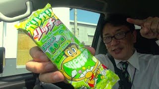 うざドライブ🚙💬ガリガリ君リッチ 青りんごヨーグルト味  Drive while eating popsicles [upl. by Hasen]