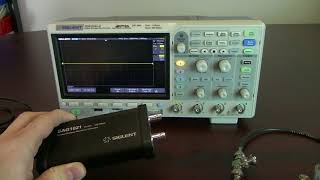 Adding a function generator SAG1021 to an SDS1004XE Series Oscilloscope [upl. by Desmond]