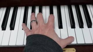 How to play a G flat Major 7 Chord on piano [upl. by Cassidy428]