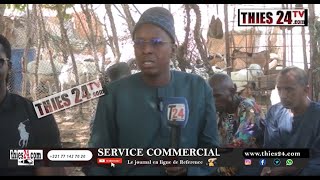 Visite du Maire Ousmane Diagne au foirail de Thiès témoignages des acteurs [upl. by Uis637]