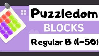 Puzzledom Blocks Regular B soluce [upl. by Hcab]