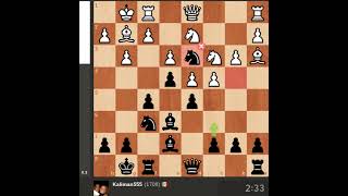 When your opponent doesnt realize you blundered blitzchess [upl. by Nytram996]