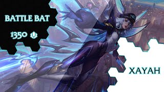 ► Battle Bat Xayah ◀ League of Legends Skin Spotlight [upl. by Nial]