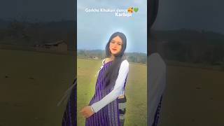 Gorkhe Khukuri dance 🥰 gorkhekhukuri dance nepalisong viralshort ytshorts [upl. by Ytineres]