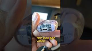 TWS TRANSPARAN🔥  Vyatta Airboom Nano NEW tws gadgets transparent airpods tech review fypシ [upl. by Florentia]