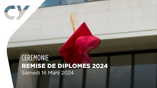 Cérémonie de remise des diplômes 2024  CY Cergy Paris Université [upl. by Gainor647]