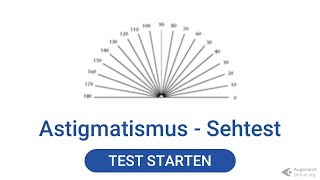 Astigmatismus  Sehtest [upl. by Xineohp689]