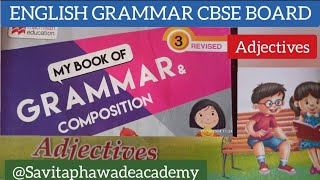 Adjectives  English grammar adjectives  Savita Phawade Academy  cbse board English grammar [upl. by Atinwahs]