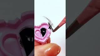 eyelash extensions fan tutorial lashtech lashtips lashinspo beginnerlashtech lashes eyelashes [upl. by Aicena]