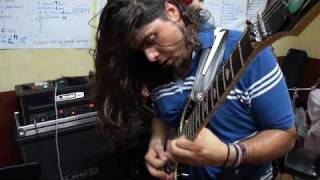 Achokarlos guitar solo  Exquisite Pus rehearsal [upl. by Refotsirhc]