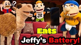 Jeffy Eats Battery JWDBTS [upl. by Enileve]