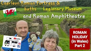 305 Caerleon Castle Roman Fortress and Baths Legionary Museum and Roman Amphitheatre Wales [upl. by Asus]