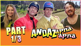 ANDAAZ APNA APNA MOVIE REACTION Part 13  Amir khan and Salman Khan [upl. by Rafaello]