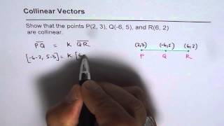 02 Show Points Form Collinear Vectors [upl. by Ayet]