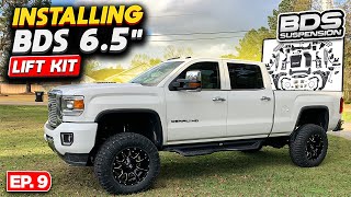 Installing 65” BDS Lift Kit on GMC Sierra 2500 Denali  20quot Anthem Fuel Wheels Ep 9 [upl. by Herbert252]