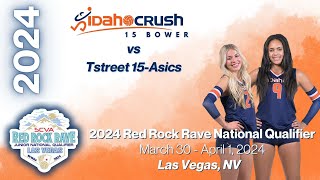 2024 RED ROCK RAVE  Idaho Crush 15 Bower vs Tstreet 15Asics [upl. by Nickey474]