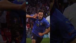 Chiesas Goal Against Spain  4k football editfutbolsoccer soccer futbolchiesaitalytrending [upl. by Niawd]