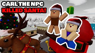 WE SAVED CHRISTMAS  Delivering Presents with Carl The NPC [upl. by Neufer]