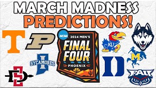 Filling Out Joe Lunardi’s BRACKETOLOGY Full MARCH MADNESS PREDICTIONS [upl. by Sculley]