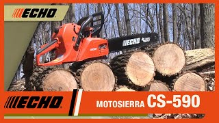 Motosierra ECHO CS 590 [upl. by Yadrahs767]