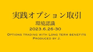 実践オプション取引 環境認識 202362630 [upl. by Lowry72]