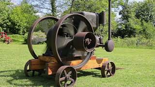 How to start a Ruston amp Hornsby Stationary Engine  Matt Young  Tamar Vintage Tractors [upl. by Pratt]