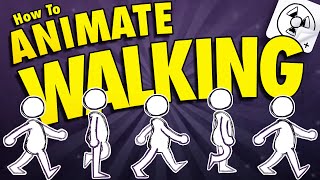 How to Animate Walking FlipaClip Tutorial for Beginners [upl. by Tihom]