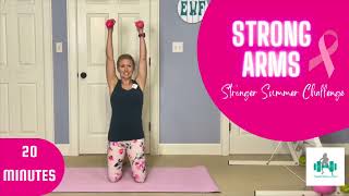 Barre Arms  20 Minute Upper Body Workout [upl. by Choong]