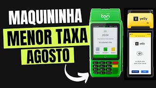 TOP 3 Maquininhas de Cartão com Menor Taxa de 2024 Agosto 2024 [upl. by Jordan]