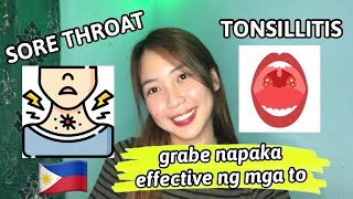 5 EFFECTIVE REMEDIES FOR SORE THROAT and TONSILLITIS  TIPS PHILIPPINES  Xhiia Cardinio [upl. by Egduj476]