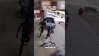 Thieves steal EBikes from Ace Hardware store in broad daylight [upl. by Eelrac]